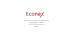 Desktop Screenshot of econex.ch