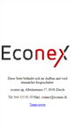 Mobile Screenshot of econex.ch