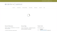Desktop Screenshot of econex.co.za